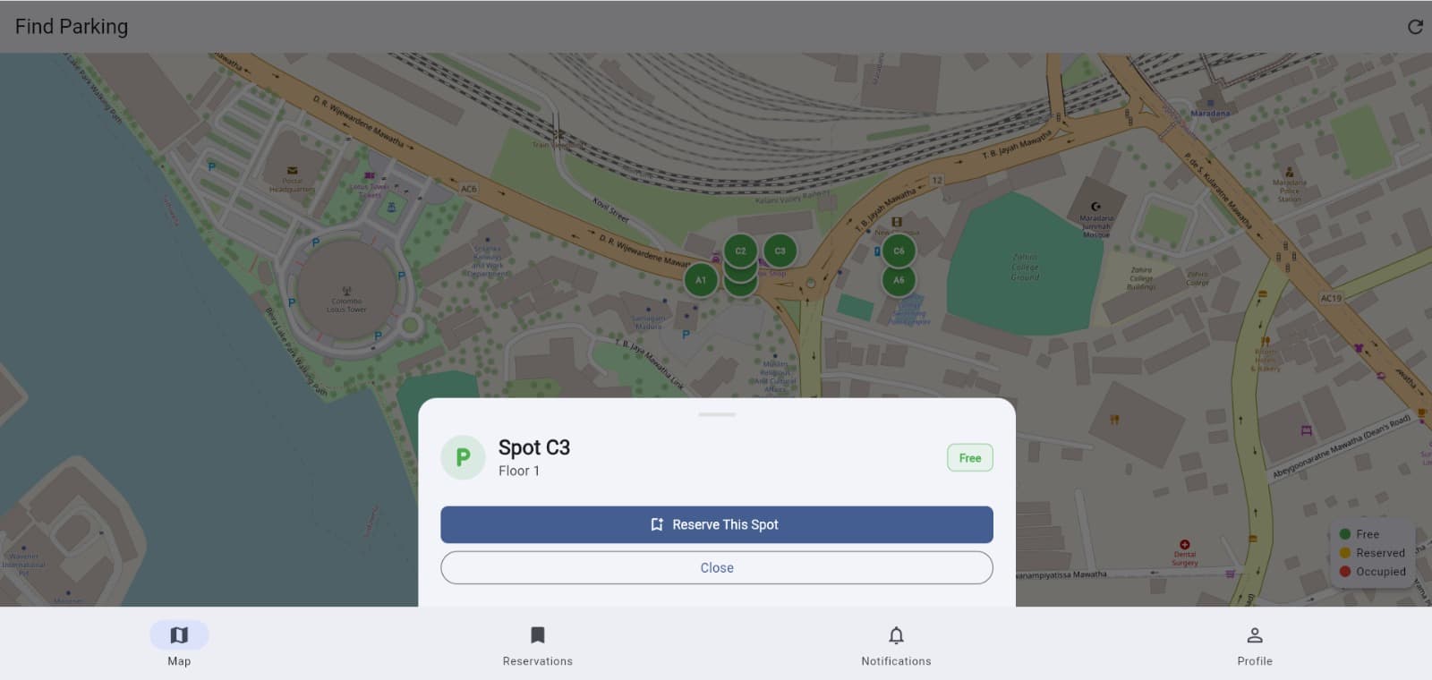 Smart Parking Management System – Cloud-Native Microservices Platform screenshot 1