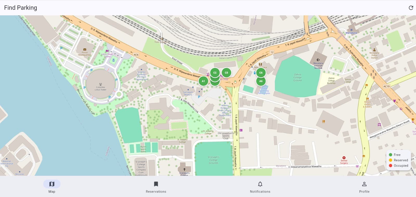 Smart Parking Management System – Cloud-Native Microservices Platform screenshot 3