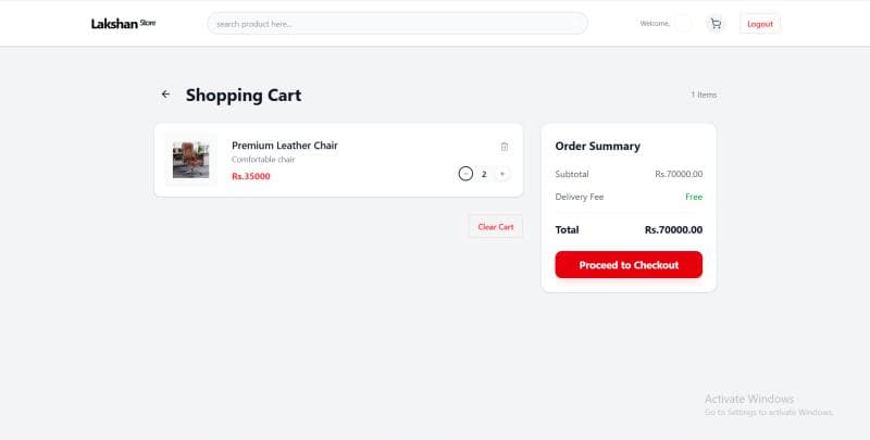 Lakshan Home Collection β E-commerce Website screenshot 1