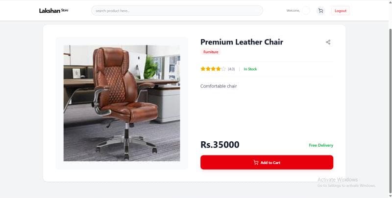Lakshan Home Collection β E-commerce Website screenshot 2