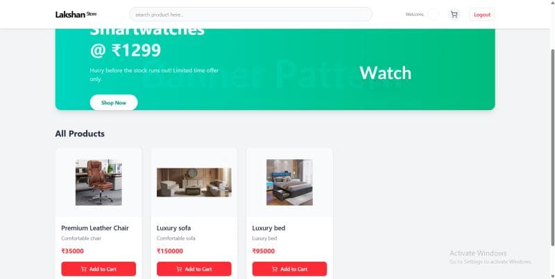 Lakshan Home Collection β E-commerce Website screenshot 3