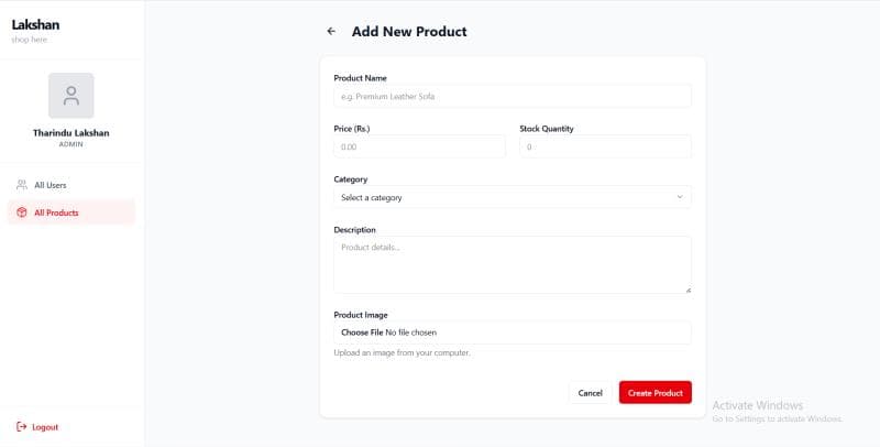Lakshan Home Collection β E-commerce Website screenshot 5